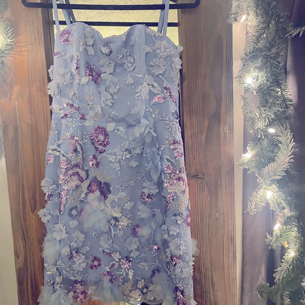The Hilma by Helsi. Perfect periwinkle color with floral appliqués.